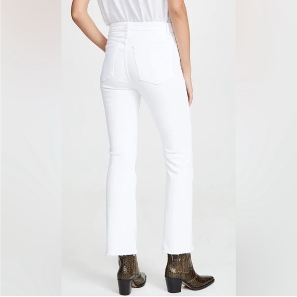 Rag & Bone White Nina High Rise Ankle Flare Jean - Picture 3 of 14
